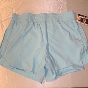 Avia | Women’s Running Shorts w/ Biker Liner | Large | Blue